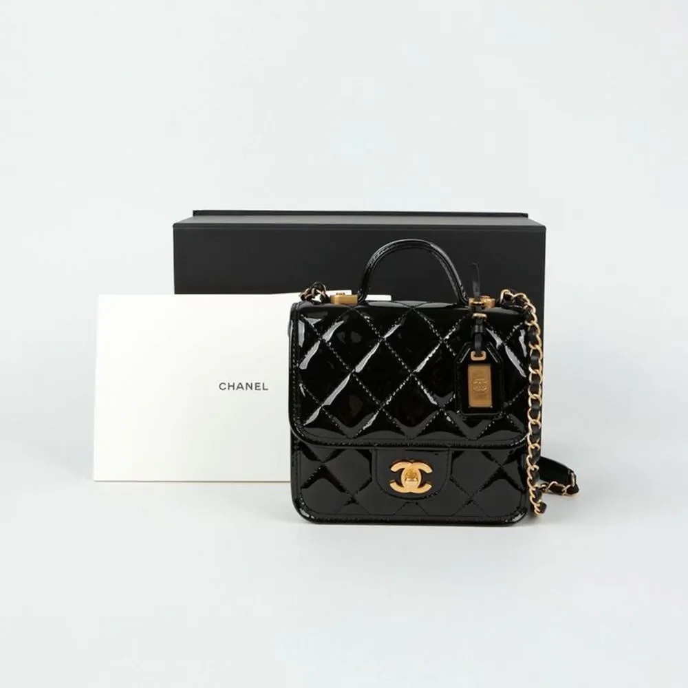 Top Handle Flap Tote Shoulder Bag